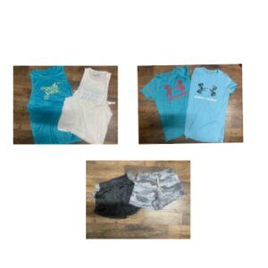New Mix Kids Shirts & Tops - Blue, White, Gray